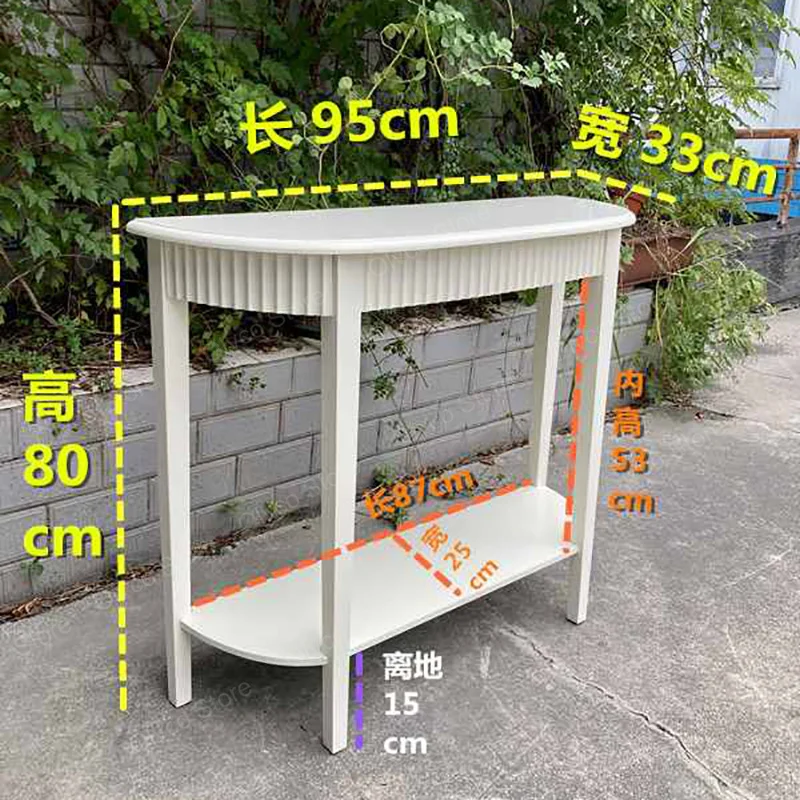 Wide Decorative Console Table Elegant Simple Entryway Table Multifunctional Large Capacity Tavolo Ingresso Living Room Furniture