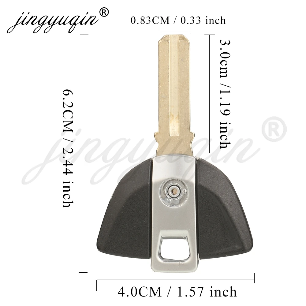 Jingyuqin 1/5 Stück Motorrad-Schlüsselrohling für BMW F650GS F800GS S1000RR F650 F800 R1200 R1150 K1200R K1300GT R ST GS RT