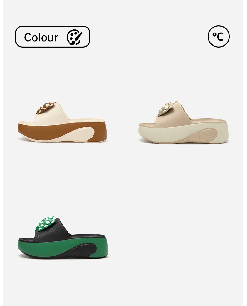 2026 Sommer- und Frühlings-Unisex-Slipper mit gepolsterter dicker Sohle zur Schmerzlinderung – Duschpantoffeln für Damen und Herren – Detail 3