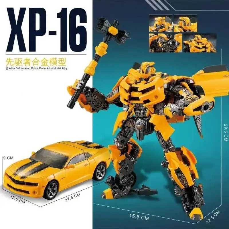 

Transformed Toys XP-16 XP16 Alloy Enlarged Version BEE Gift Box Packaging Original Box Model Figure Ornaments Collection Gifts