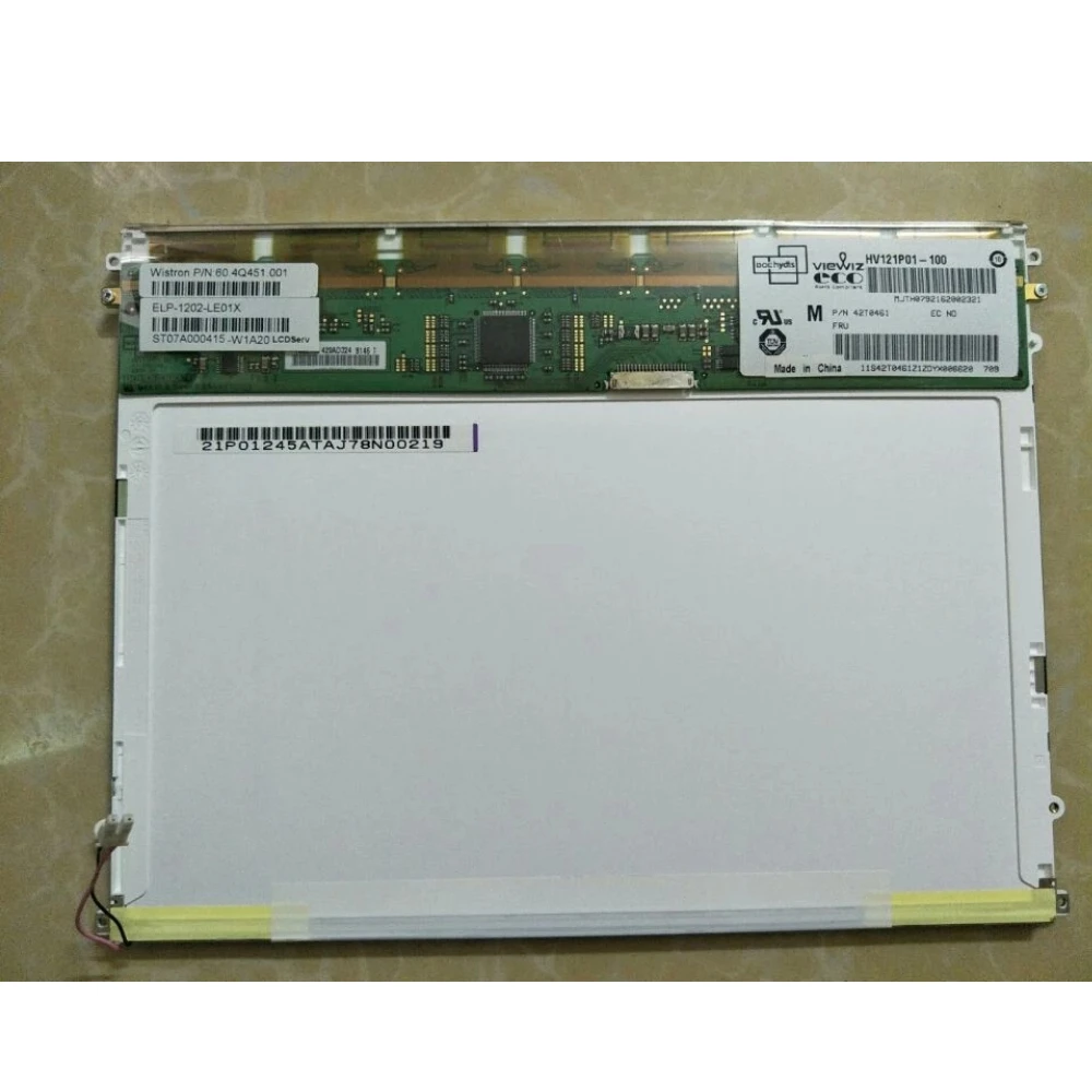 HV121P01-101 HV121P01-100 для IBM X60T X61T X61 X60 12,1 "AFFS широкоугольный ЖК-экран высокого разрешения HV121P01 1400*1050 SXGA +