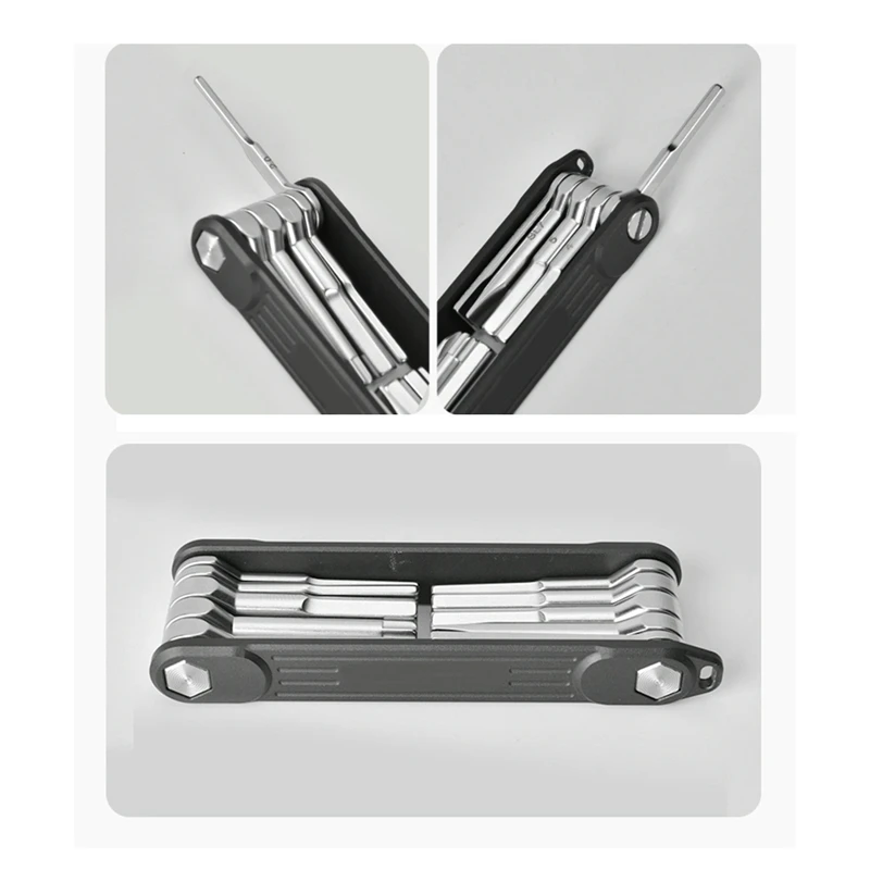 Compact 10-In-1 Foldable Wrench Set For Home Repair & Photography Equipment Assembly