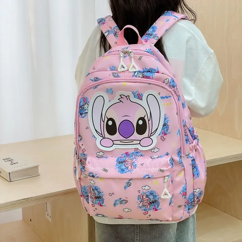 

Stitch Leisure Backpack for Elementary School Boys and Girls Junior High School Backpack Outdoor Leisure Travel Backpack Cute