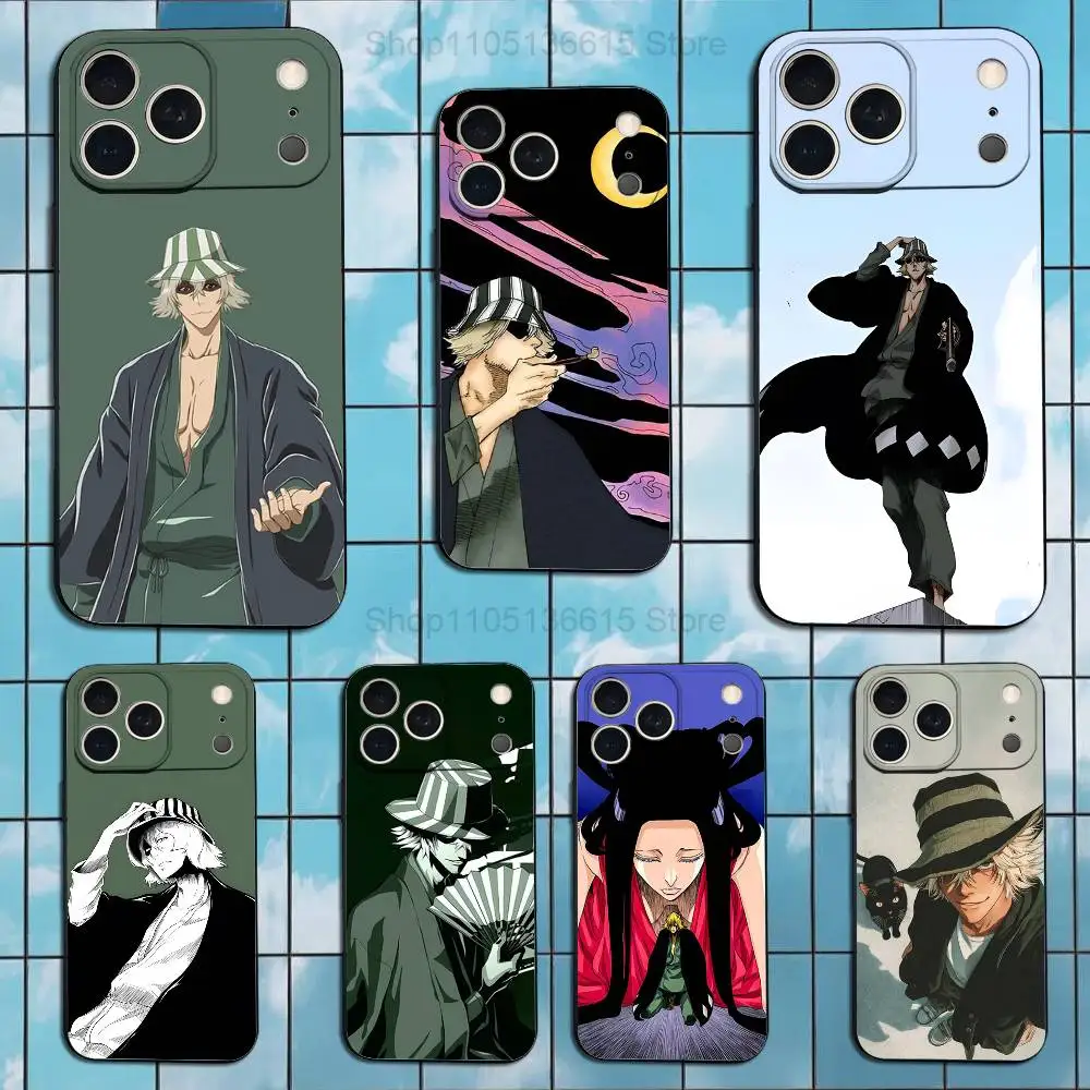 

Anime K-Kisuke U-Urahara Case For iPhone 17,16,15,14,13,12,11 Air,Plus,Pro Max,XS,X,XR,SE,Mini,8,7,Soft Silicone Black Cover
