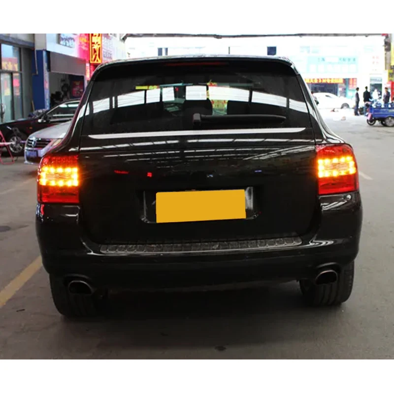Neue 2003–2007 Porsche Cayenne Auto-Rücklichter, Bremsblinker, Rückfahrlicht mit rotem Objektiv, 12 V Spannung
