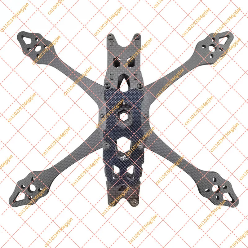 5 Inch 225mm X-Type Split Carbon Fiber Frame Kit with 5mm Arm for FPV Racing Drone