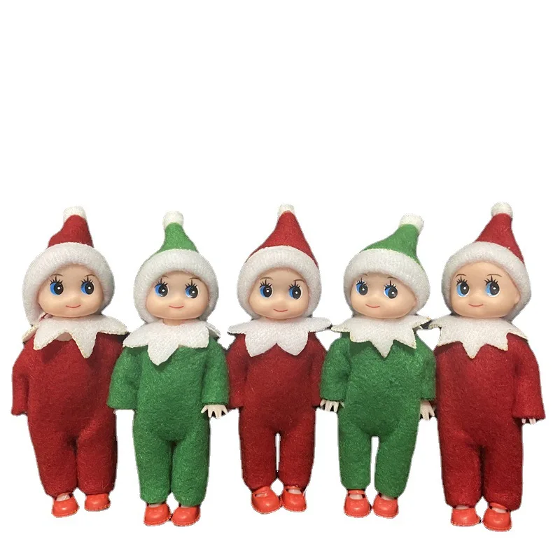 2023 Merry Christmas Bookshelf Elf Dolls Christmas Decor for Home Xmas Ornaments Gift Navidad Party Supplies Happy New Year 2024