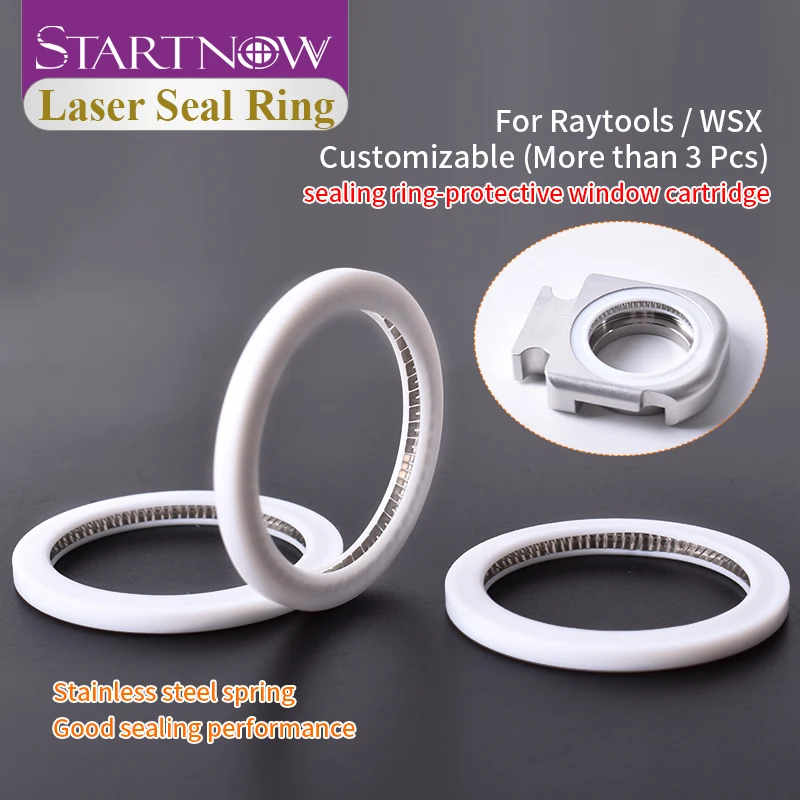 Startnow O-Ring Washer For Protective Windows Lens Laser Seal Ring On Raytools WSX Friendess 1064nm BT240 BT230 Fiber Laser Head