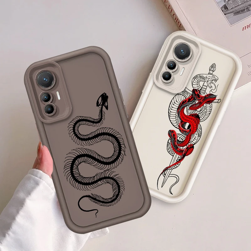 

Snake Centipede Skull For Xiaomi 12T 11 Lite Poco F5 F4 F3 F2 M3 Pro X5 X4 X3 GT 4G 5G Eye Ladder Cover Capa Fundas Phone Case