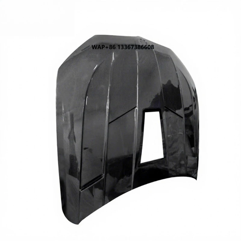 

High Quality Dry Carbon Fiber Hood M8 V-type Bolt-On Black Includes Bolts 1 Year Warranty Retrofit/Upgrade