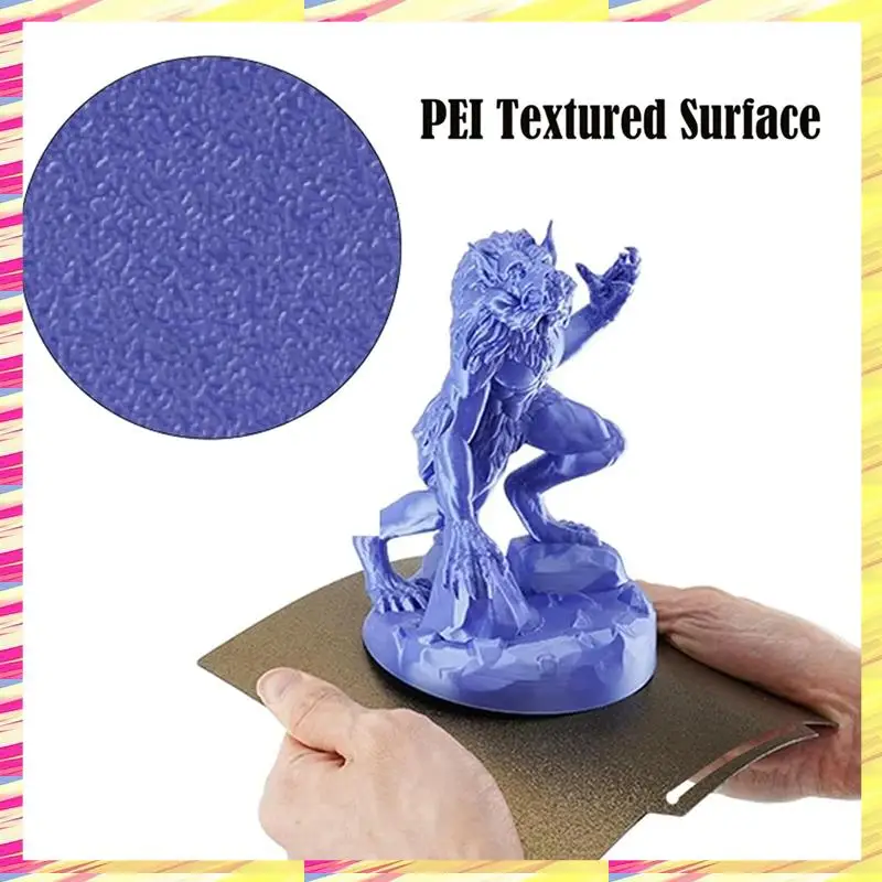 

Встроенная пластина ABJJ 3D-принтера PEO PEI для Bambu-Lab X1/X1C/X1E/P1P/P1S/A1, 257X257 мм, двухсторонняя пружинная стальная пластина PEO + PEI