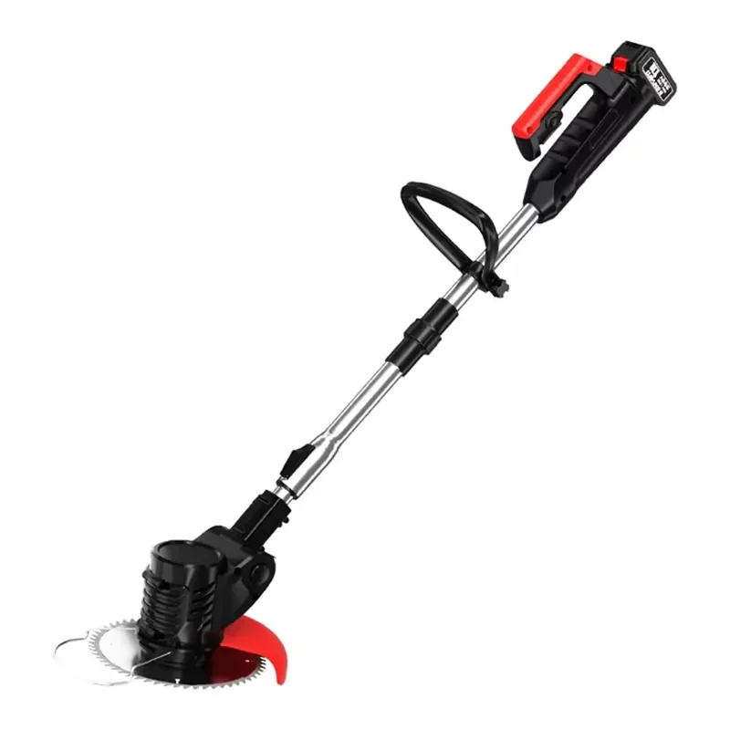 302W Folding Motorized Lawn Electric Mower Multifunctional Household Handheld Lithium Battery Agricultural Weeding Machine