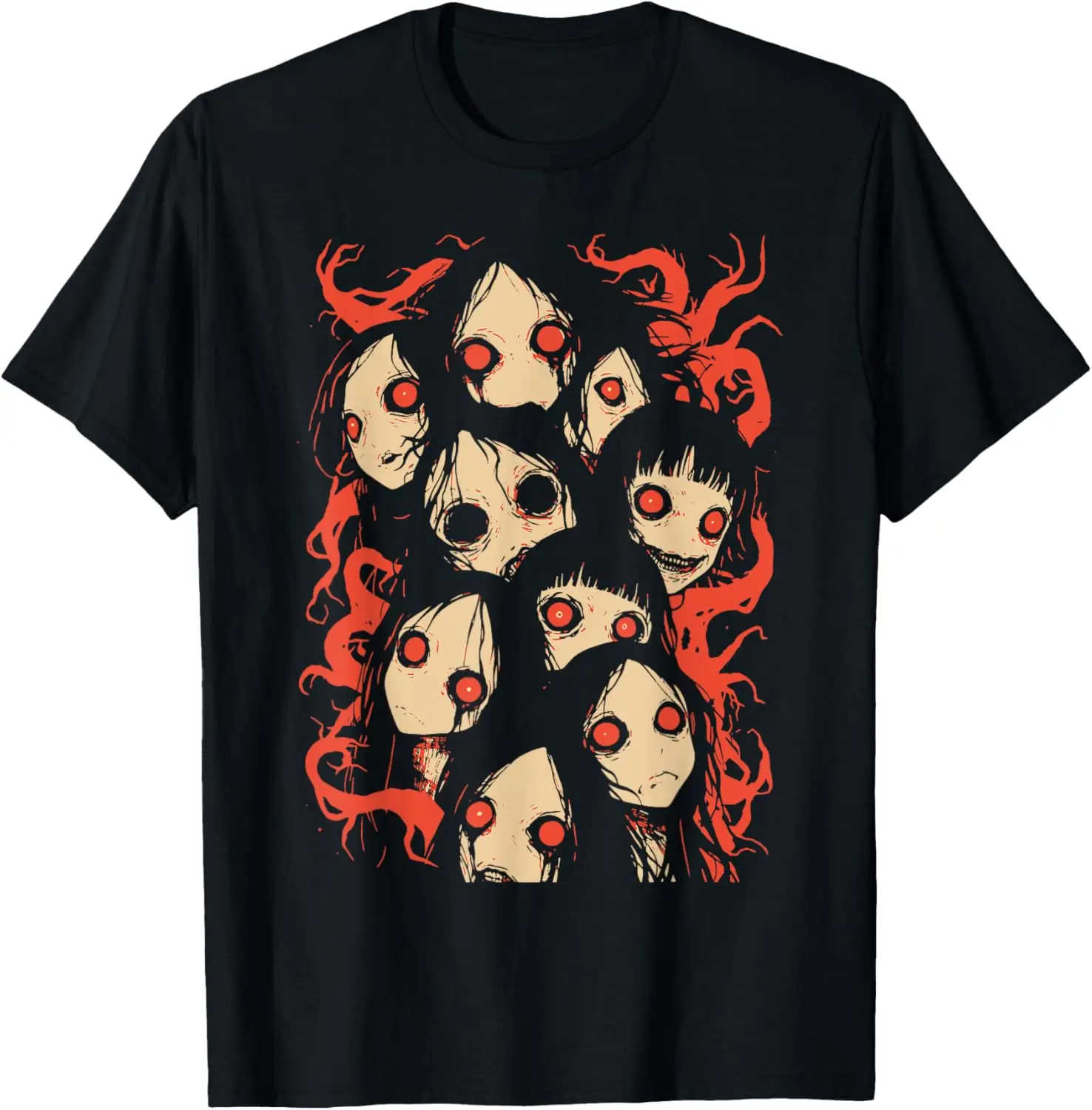 

Creepy Anime Manga Horror Ghost Zombie Goth | Japan Japanese T-Shirt