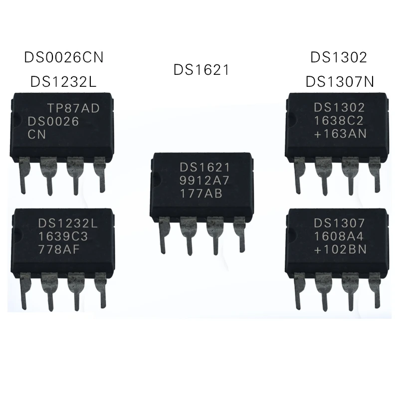 1PCS DS0026CN DS1621 DS1232L DS1302 DS1307N