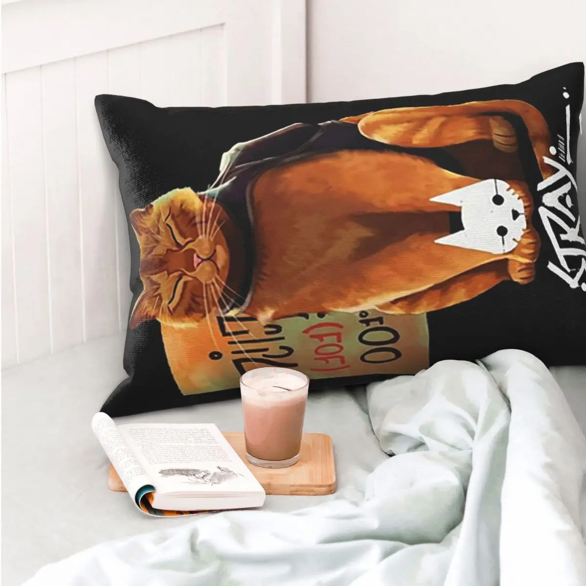 Stray Cat Game 0 Rectangle Pillowcase Cushion Cover Decorative Bedroom Bed Home Comfort Throw Pillow