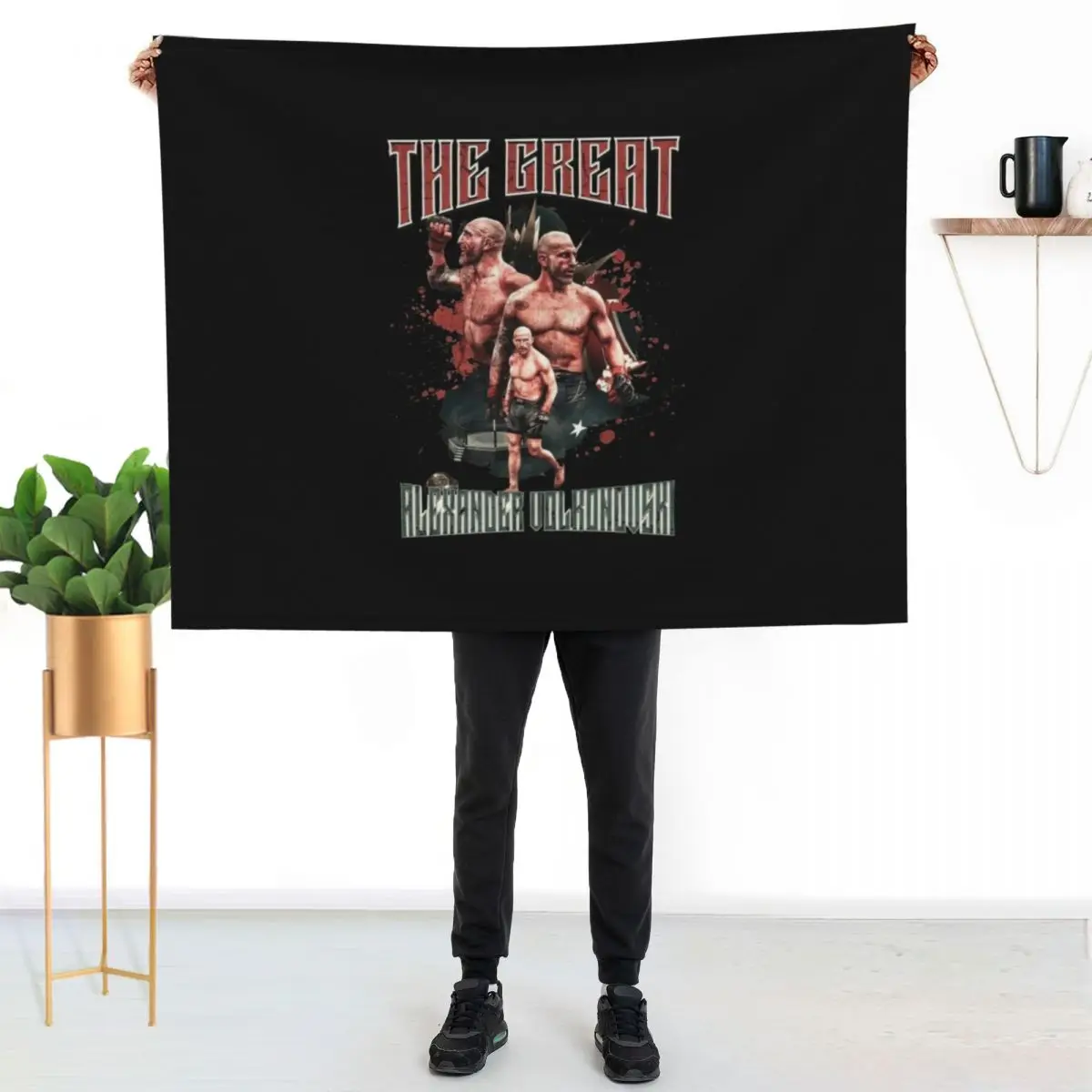 Vintage 90s Fighter Bootleg Style Throw Blanket Furrys Bed covers Designers For Baby Polar Decorative Sofa Blankets