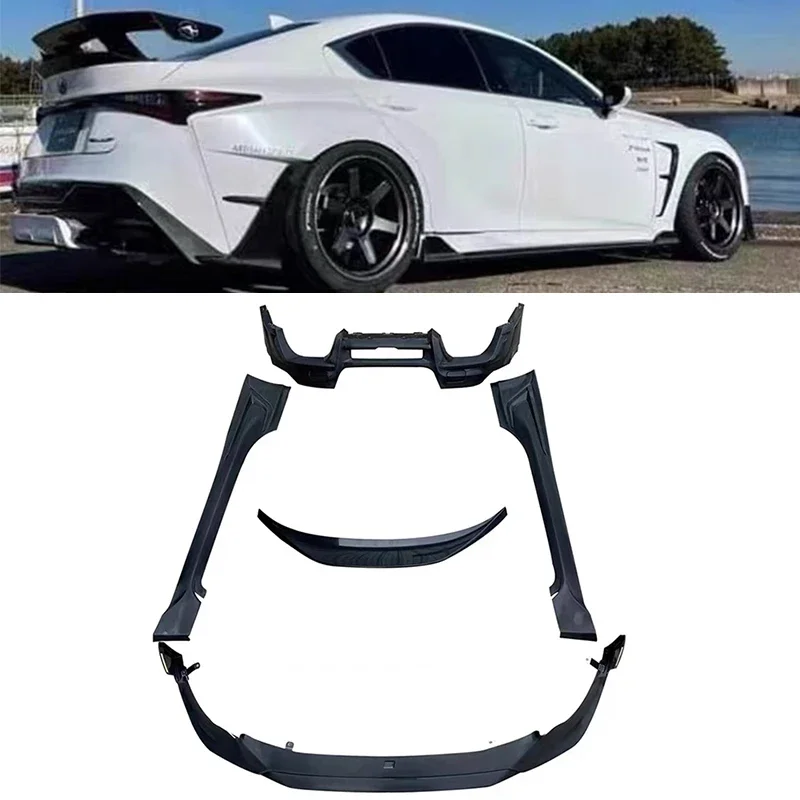 

For Toyota GR86 Subaru BRZ 2021 2022 2023 ABS Matte Black Bumper Front Lip Rear Diffuser Side Skirt Spoiler Body Kit