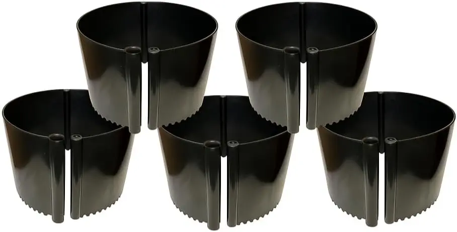 

5 упаковок ирригационных колец для растений в корневой зоне — контроль воды, сорняков и удобрений — производство США, многоразовые