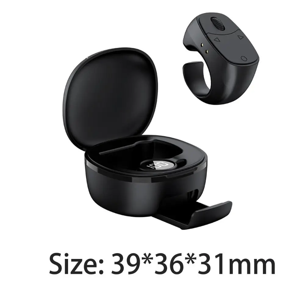 Multi-function Fingertip Ring Remote Click Like Bluetooth Connectivity Selfie Remote Scrolling Function Remote Control