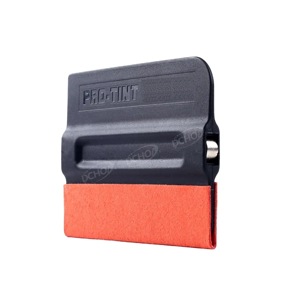 

2PCS Carbon Fiber Film Pro-tint Magnetic Vinyl Felt Squeegee with Scratch-free Suede Edge Vinyl Wrap Tint Film Application Tool