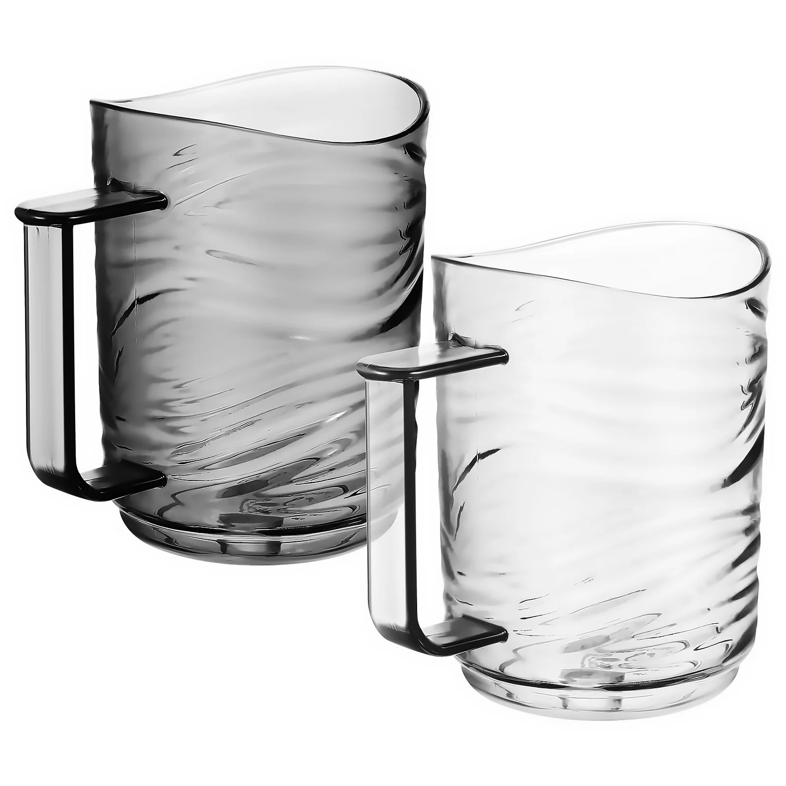 2 Pcs Mouthwash Cup Toothbrush Bathroom Organizer Holder Toothbrushes Good Looking Cups Plastic Tumbler Reusable Child