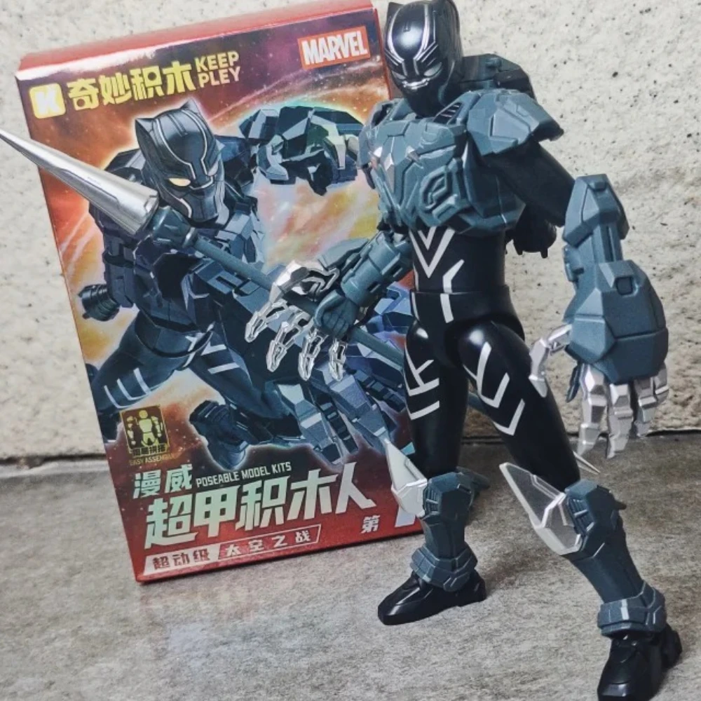 مكعبات بناء مارفل سوبر آرمور للرجال ألعاب ديناميكية فائقة الرجل الحديدي سبايدرمان تجميع شخصيات الحركة المصنوعة يدويًا مجموعة هدايا للأولاد #5