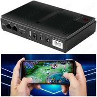 10400mAh Mini Portable UPS Uninterruptible Power Supply 5V 9V 12V UPS Backup Battery for WiFi Camera Router Speaker