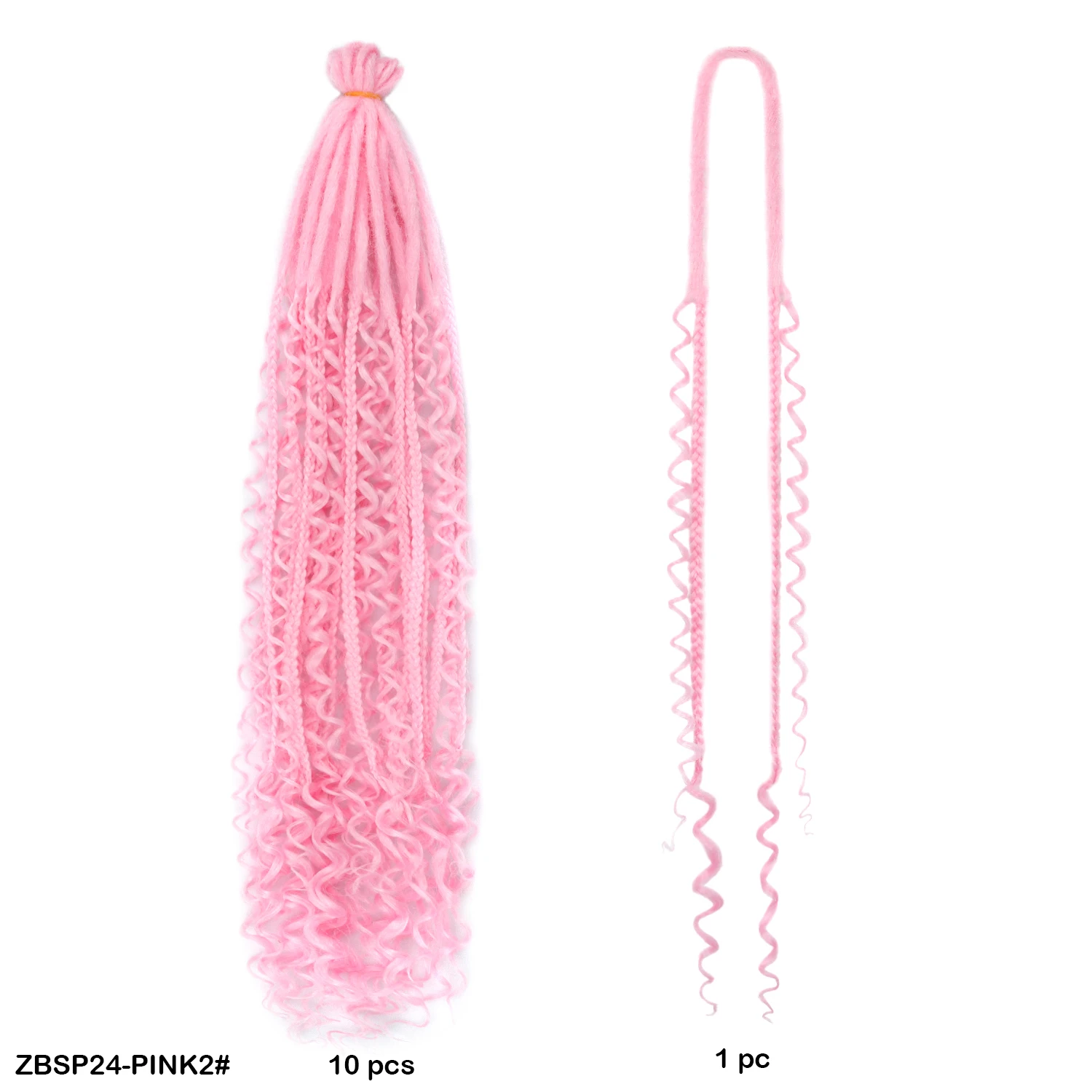 Crochet Box Braids 24 Inch Afro Goddess Hair Extensions