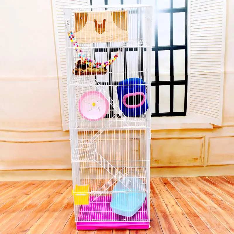 Imagem -02 - Demônio Rei Esquilo Honey Bolsa Blossom Guinea Rat Villa Grande Hamster Dragon Cat Padrão Golden Flower Cage