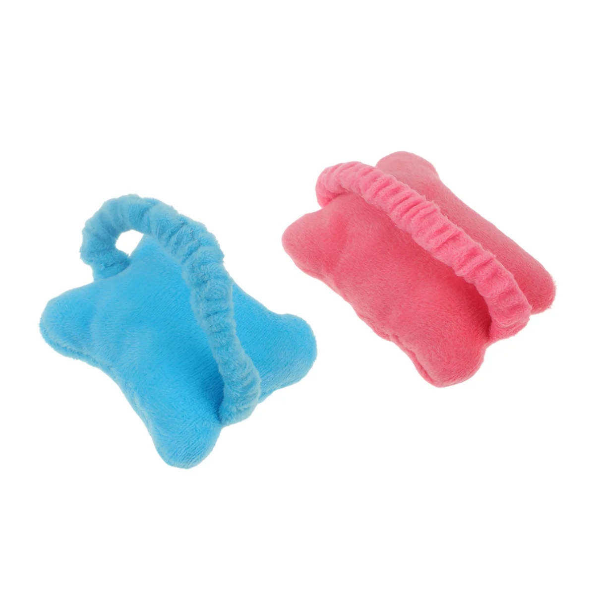 

2pcs Mouse Wrist Pad Cute Bow Style Wearable Wristband For Office Gaming Super-Soft Surface Pp Cotton Filled Colorful Moveable