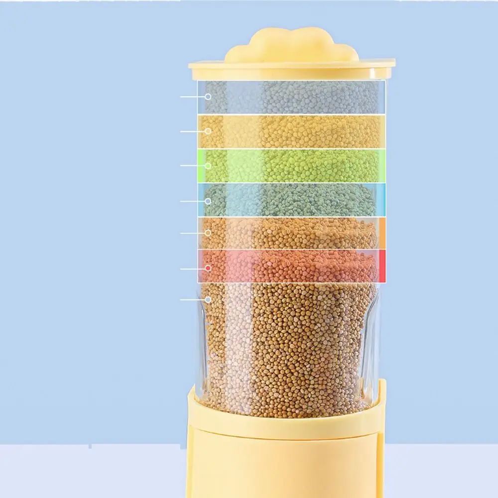 Automatic Parrot Feeder Hanging Large Capacity Bird Rice Husk Separation Food Box Convenient Durable Bird Food Dispenser Outdoor