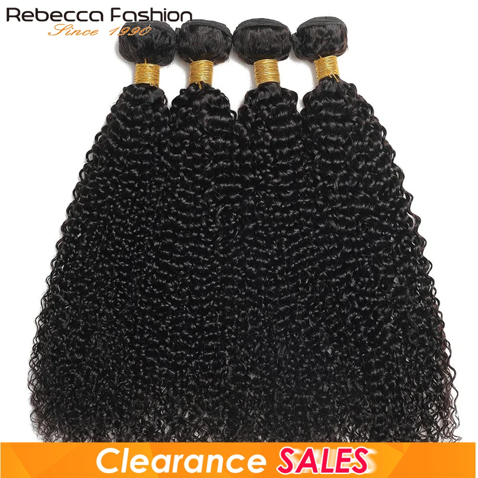 البرازيلي غريب مجعد الشعر البشري حزم 1/3/4 قطع جيري مجعد وصلات شعر طبيعية امرأة الرطب ومموج حزم الشعر البشري #2