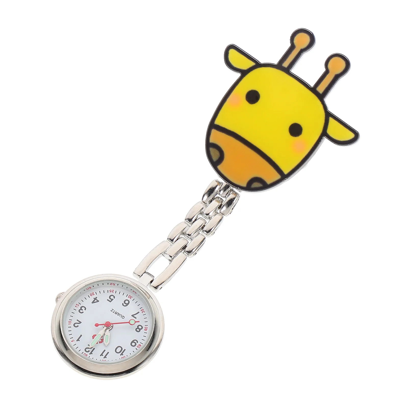 

Nurse Chest Watch Pocket Digital Nursing Gifts Cartoon Pattern Deer Shape Brooch Watches for Doctors Nurses Clinic Staff