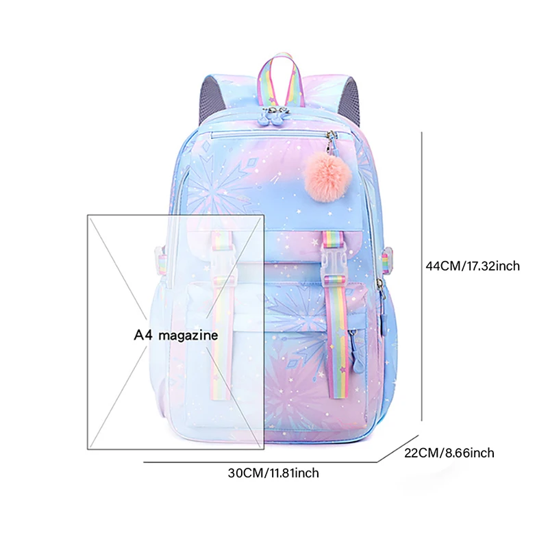 Kawaii Capybara Backpacks Schoolbag for Children Girls Teenage Waterproof Girls Backpack Female Travel Bag Bookbag Mochila