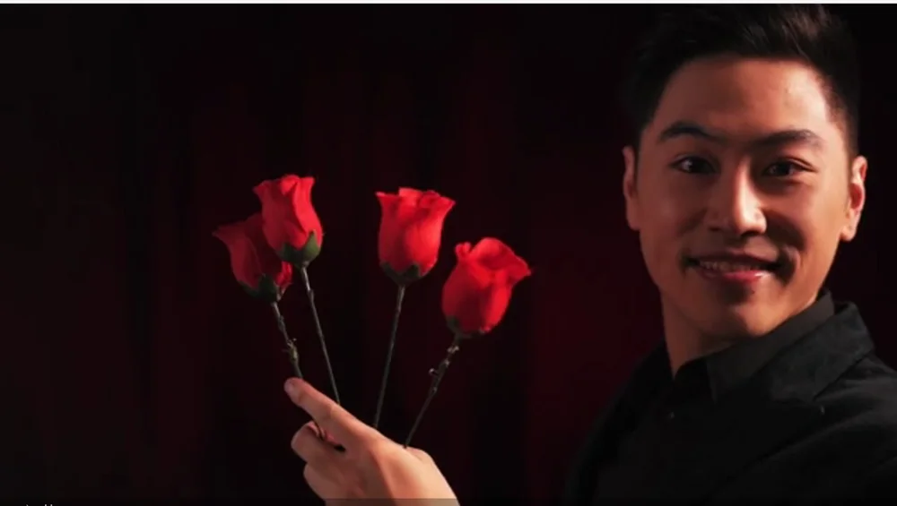 Y Rose 2.0 Goocheltrucs Straat Close-up Magia Eén tot Vier Bloemen Verschijnen Magie Mentalisme Illusie Gimmick Props