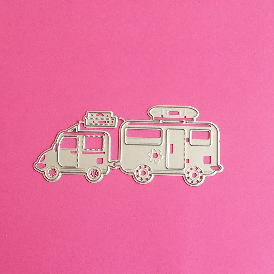 Bus truck car Motor Album Scrapbooking Cutting Dies Yiwu stock clearance DIY Paper gift Card Making metal craft