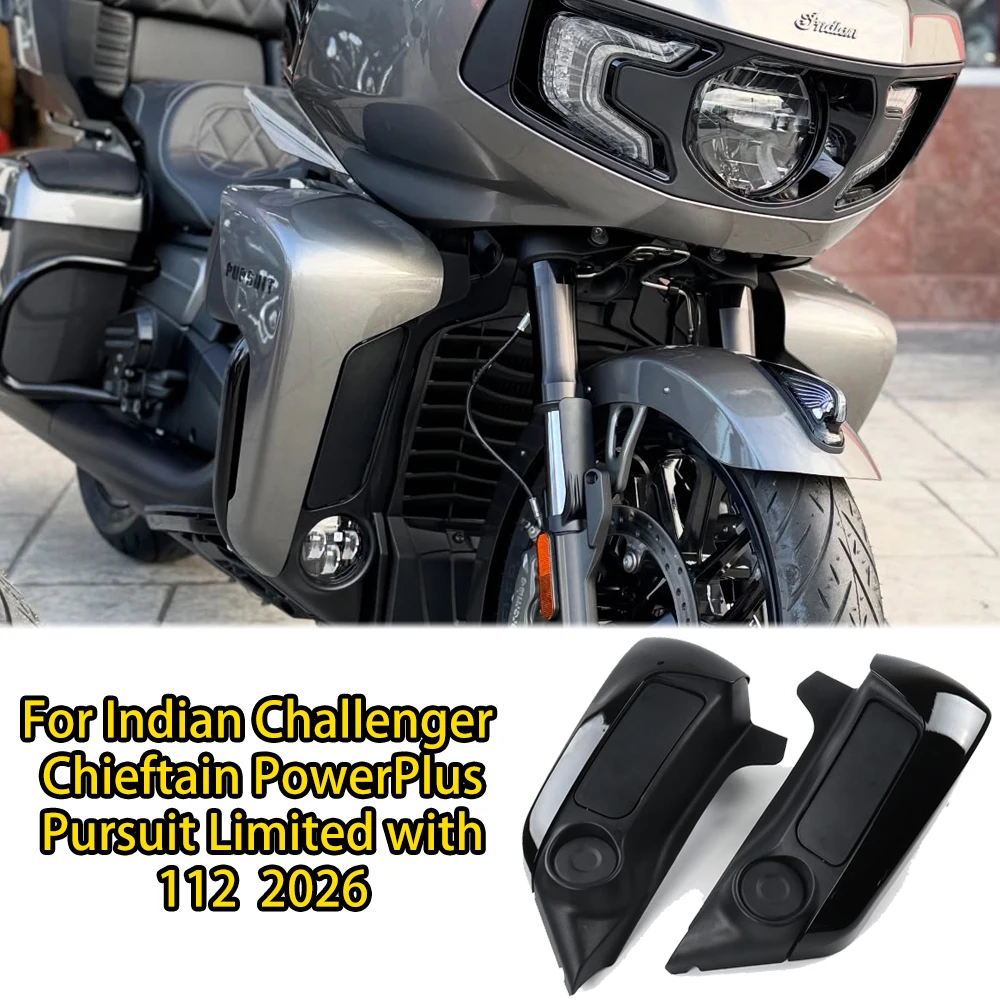 For Indian Challenger Chieftain PowerPlus Pursuit Limited 112 26 Motorcycle Fairing Lowers Cover Extended Chin Spoiler Set