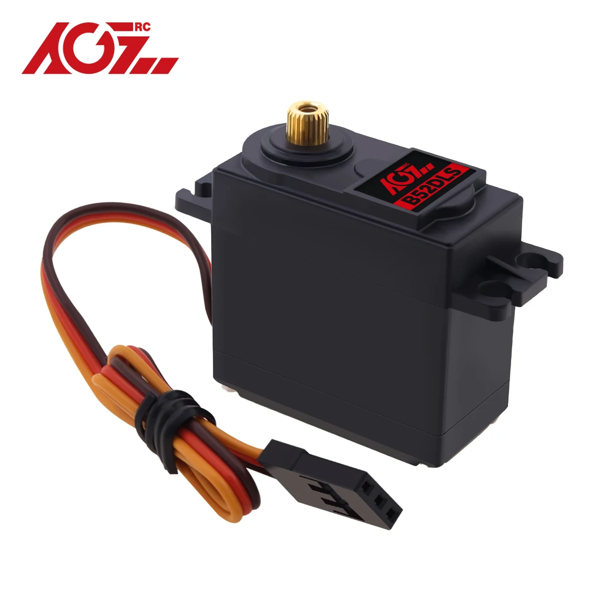 AGFRC B52DLS 7.5KG Metal Gear HV DC Copper Gear Plastic Case Digital Steering Servo for Aircraft 550-700 Class Helicopter Tail