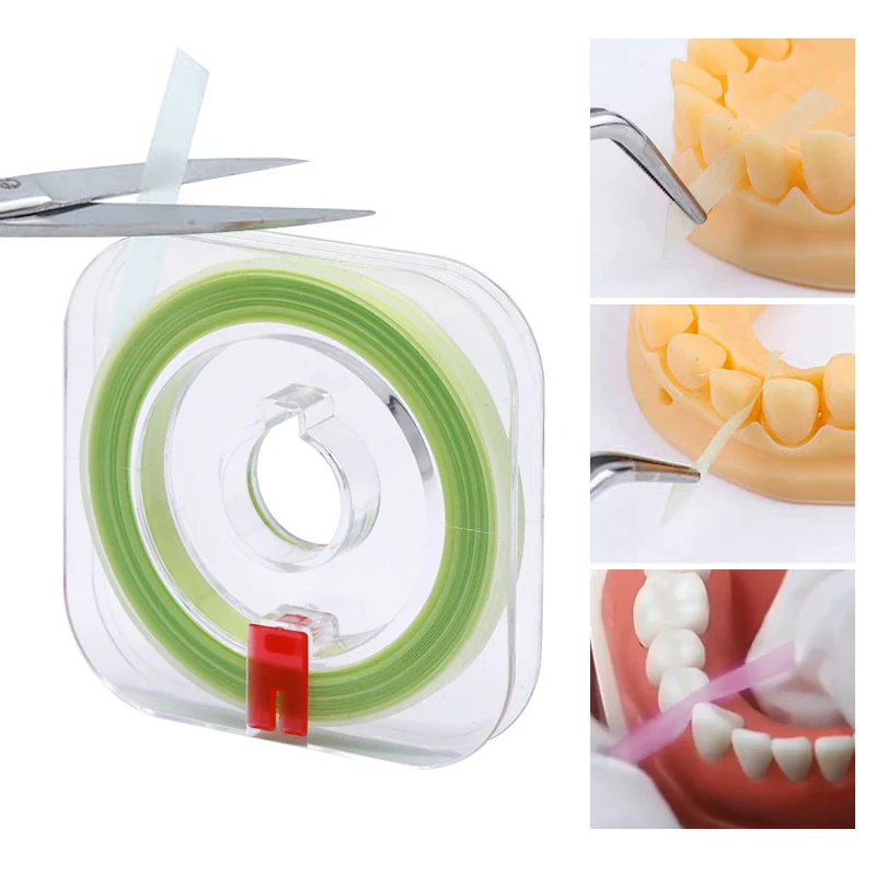 1 Roll Dental Polishing Strip Resin Tooth Grinding Sanding Shaping 4mm*6m Dentistry Material Teeth Whitening
