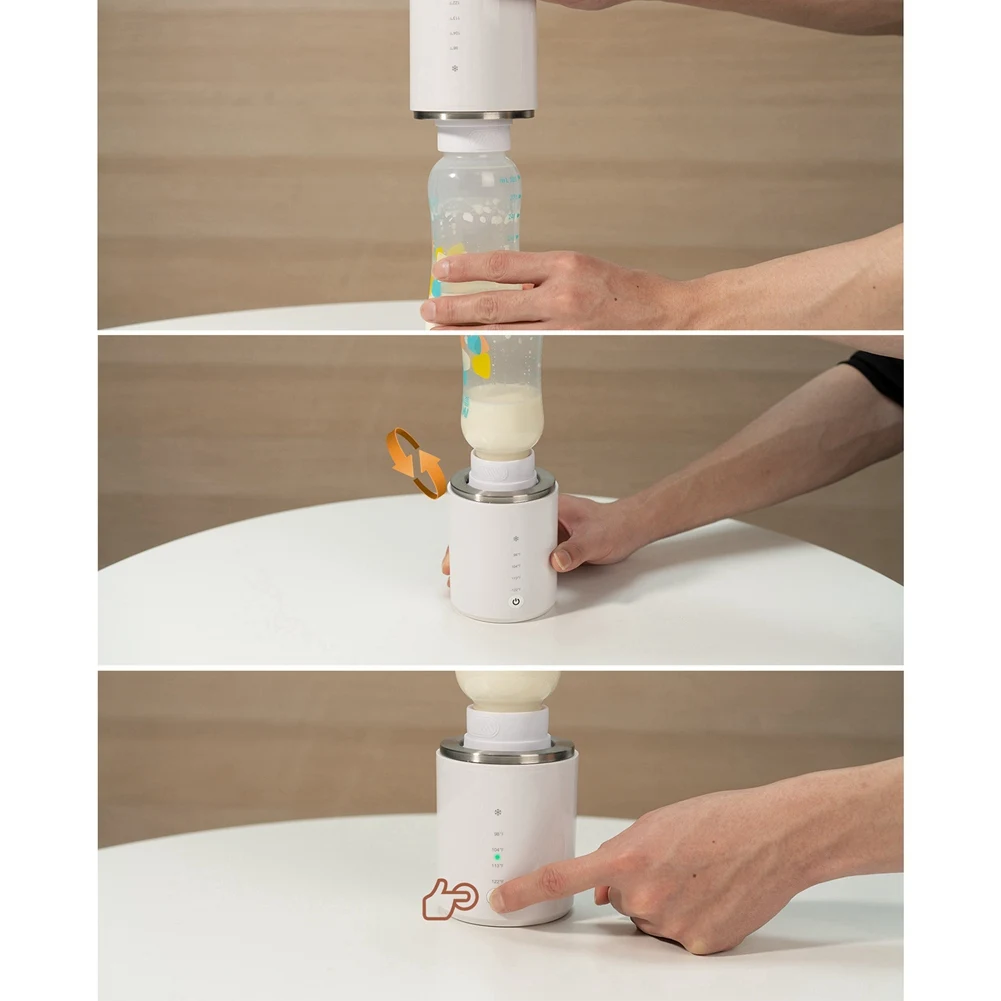 N18R سخان الحليب الذكي الكهربائي المحمول متعدد الوظائف للاستخدام اليومي