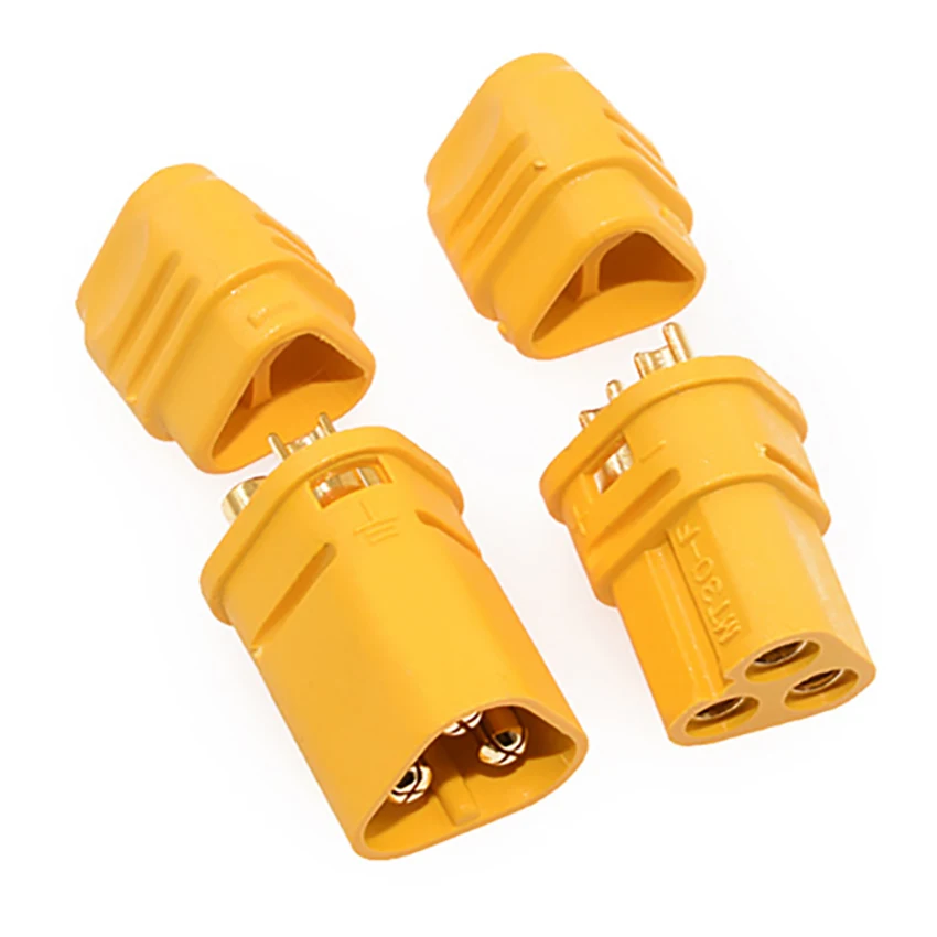5pcs MR60 MR30 MT30 MT60 Male Female Connector Plug with Sheath for RC Lipo Battery RC Multicopter Airplane