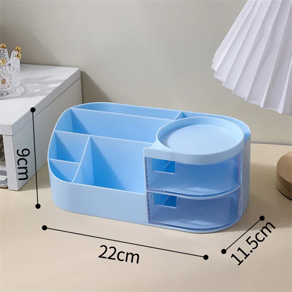 Plastic Desktop Storage Box for Office School Home Organizer Box for Small Items Drawers Case for Parts