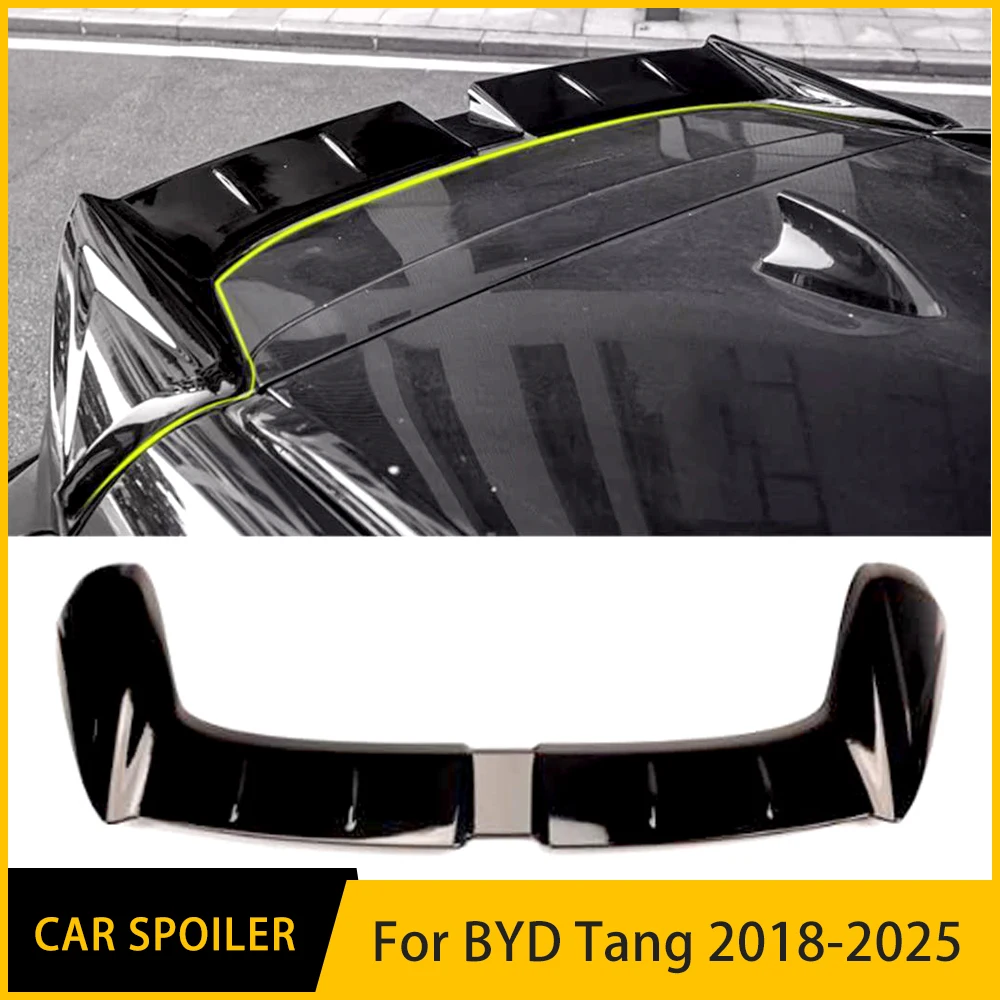 For BYD Tang DM DMi DMP Spoiler Car Tail 2018 2019 2020 2021 22 23 24 25 ABS Material Primer Color Rear Window Roof Spoiler Wing