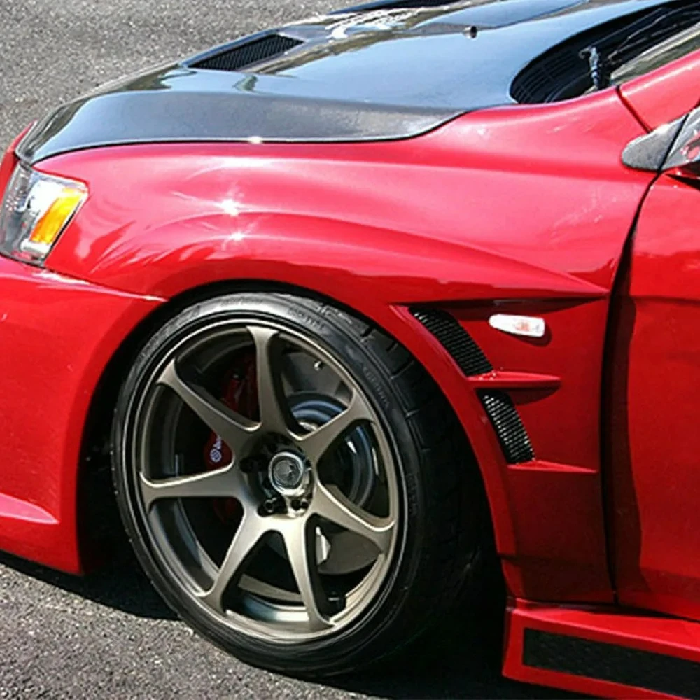 

High-Quality FORMitsubishi EVO10 Vented Front Fender Pair CS Style FRP