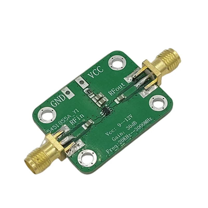 

B03B-Low Noise Power Amplifier LNA Module 20Khz-3000Mhz Gain 32Db 20Khz-3000Mhz RF Broadband Amplifier Module Low-Noise 32Db