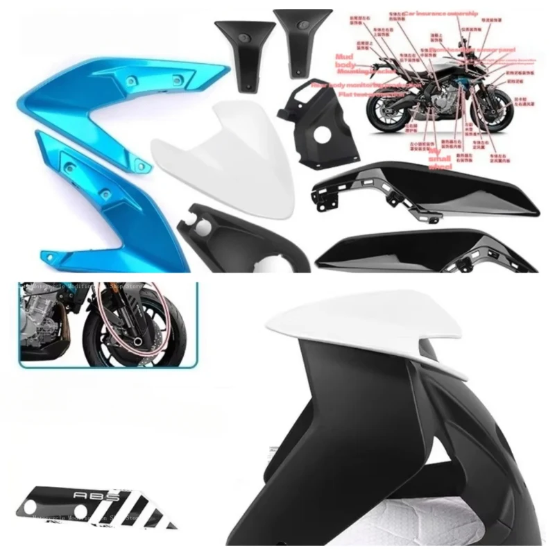 for-cfmoto-675nk-2025-front-mudguardfairingradiator-guardinstrument-panel-coverfull-vehicle-shelloriginal-factory-parts