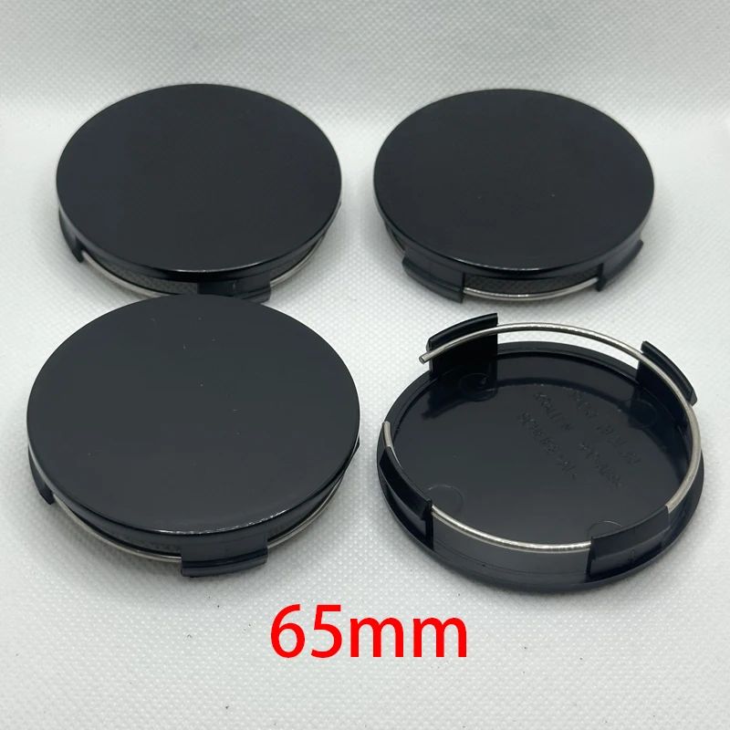 4 Uds calidad en blanco 65mm exterior 63mm interior tapa central de rueda de coche tapas de llanta cubierta a prueba de polvo juego de tapas centrales de rueda de coche Accesorios