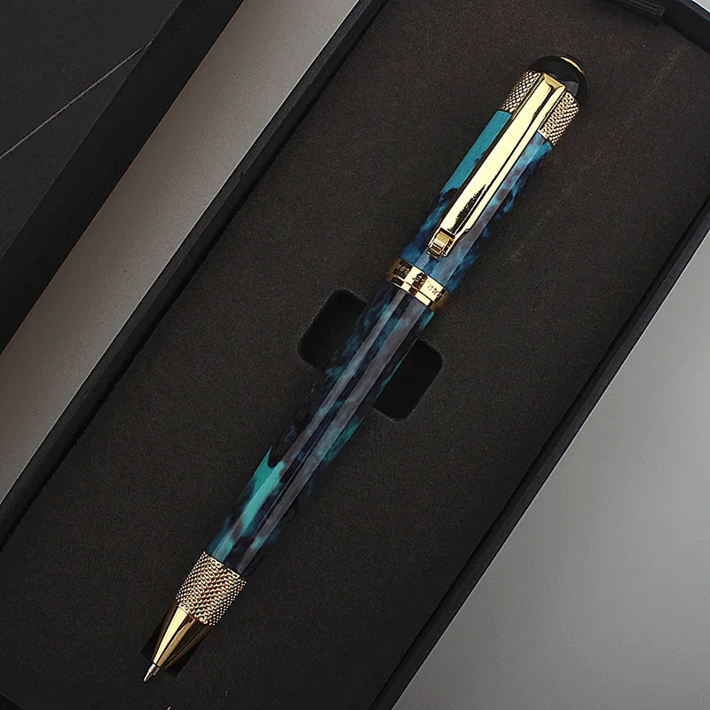 

Hot Selling Full Metal Roller Ballpoint Pen Office Business Men Brand Gift Writing Pen Gift promotions