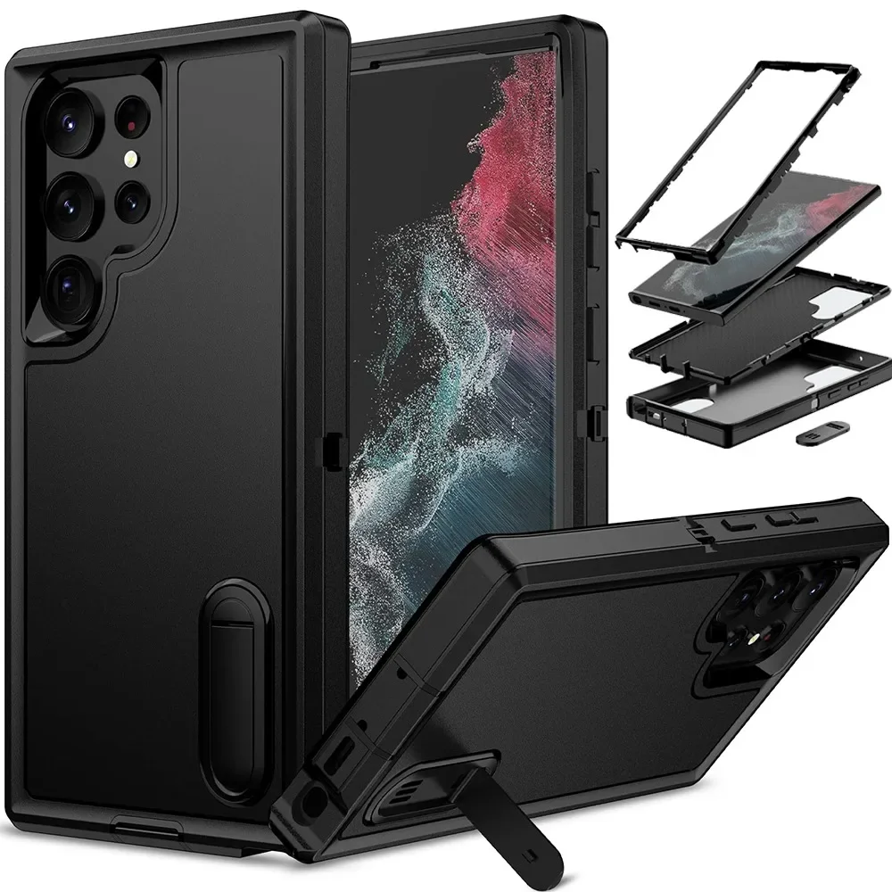 Etui Ott-box Defender do Samsunga S26 S24 S23 S22 Ultra S25 Edge A54 A53 A26 A35 A56 A16 A06 A15, wytrzymałe…