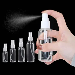 2/1pcs 30/50/100ml Mini Empty Mist Spray Bottle Refillable Clear Plastic Perfume Atomizer Portable Bottle Travel Accessories